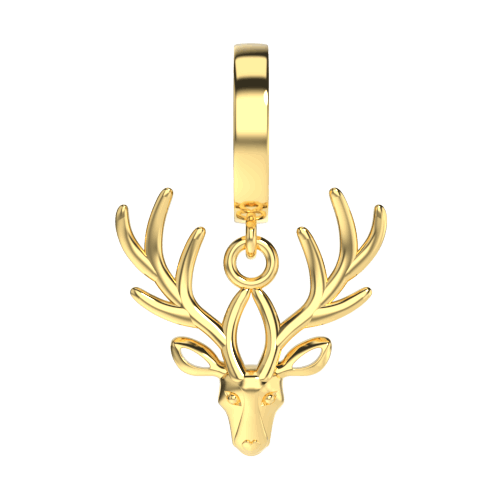 the-reindeer-charm-gold