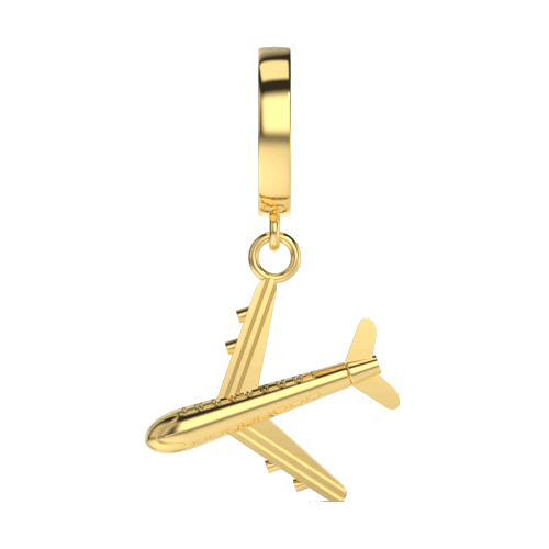 flying-high-aeroplane-charm-gold