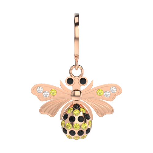 sparkling-bee-charm-rosegold