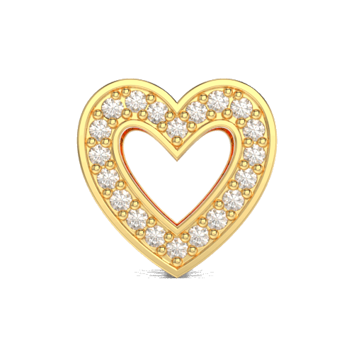 studded-heart-charm-gold