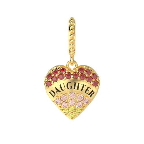 daughter-my-princess-charm-gold