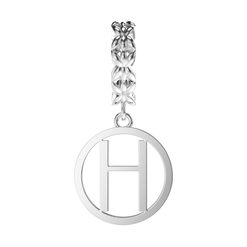 h-alphabet-silver
